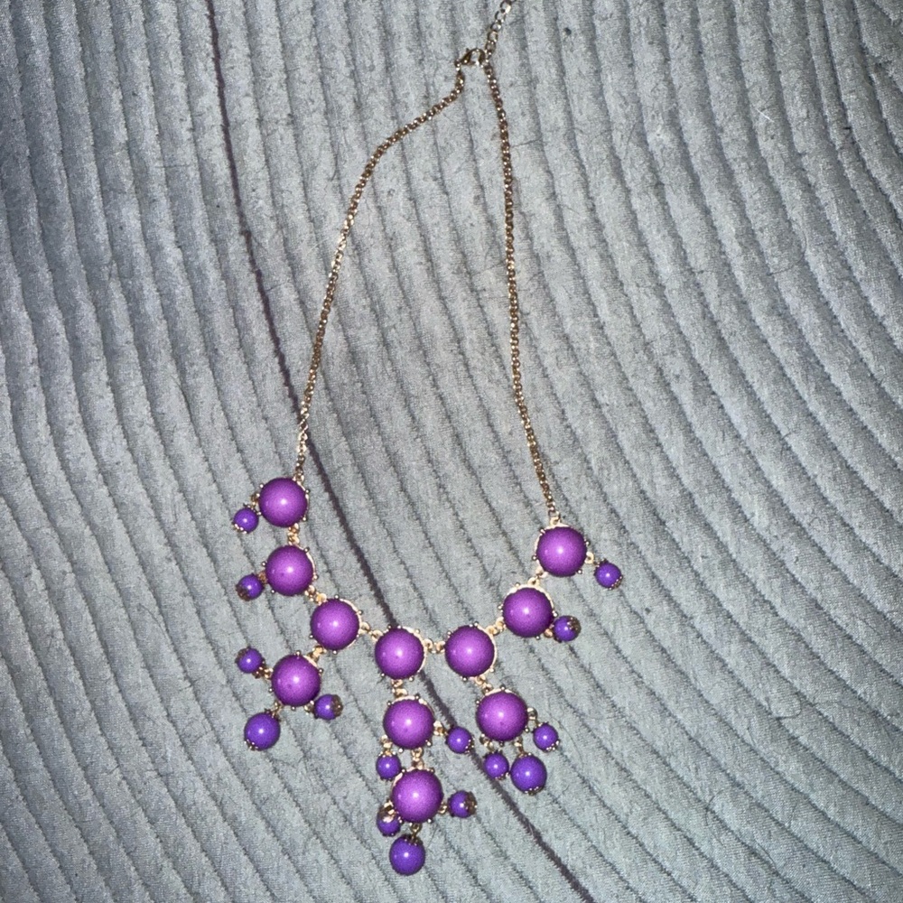 Purple Statement Necklace
